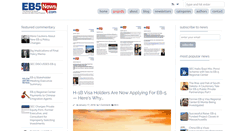 Desktop Screenshot of eb5news.com